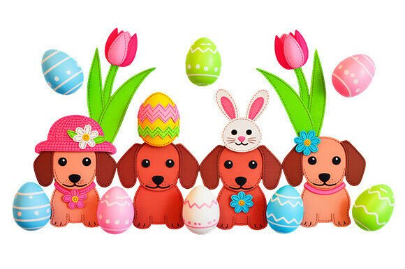Easter Dachshund PNG, Dog Lover