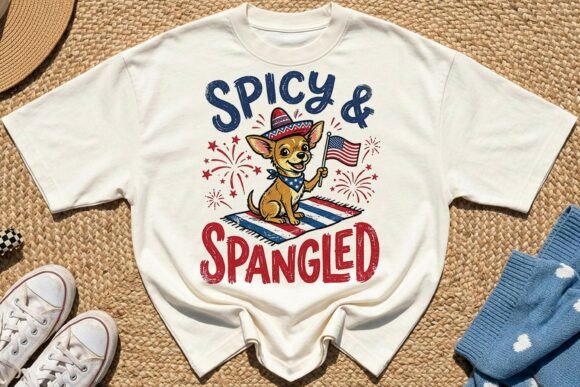 Patriotic Summer Chihuahua Dog PNG