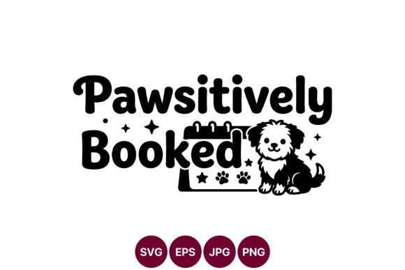 Pawsitively Booked Dog Design